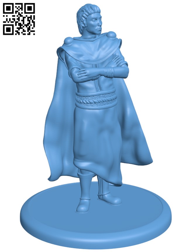 Human Priest H005408 file stl free download 3D Model for CNC and 3d printer