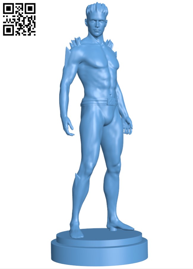 Iceman - Xmen H005075 file stl free download 3D Model for CNC and 3d printer