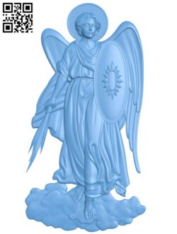 Icon Archangel Michael T0000197 download free stl files 3d model for CNC wood carving