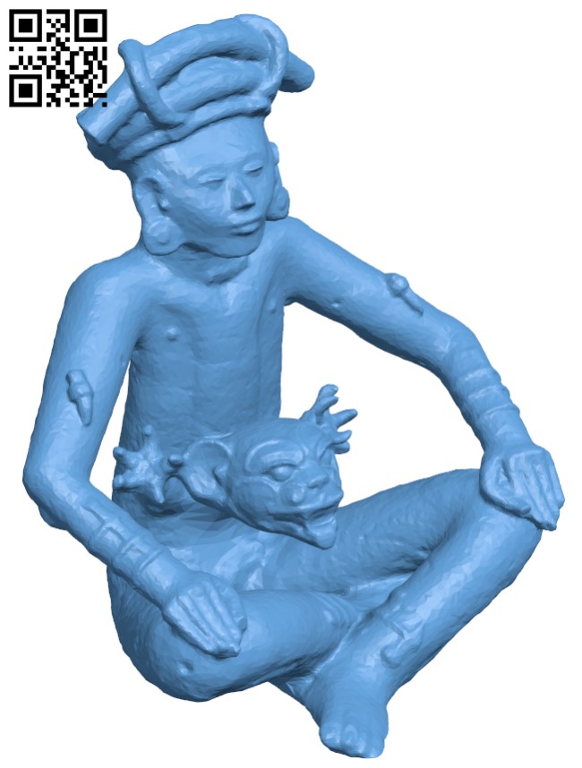 Inca priest H005481 file stl free download 3D Model for CNC and 3d printer