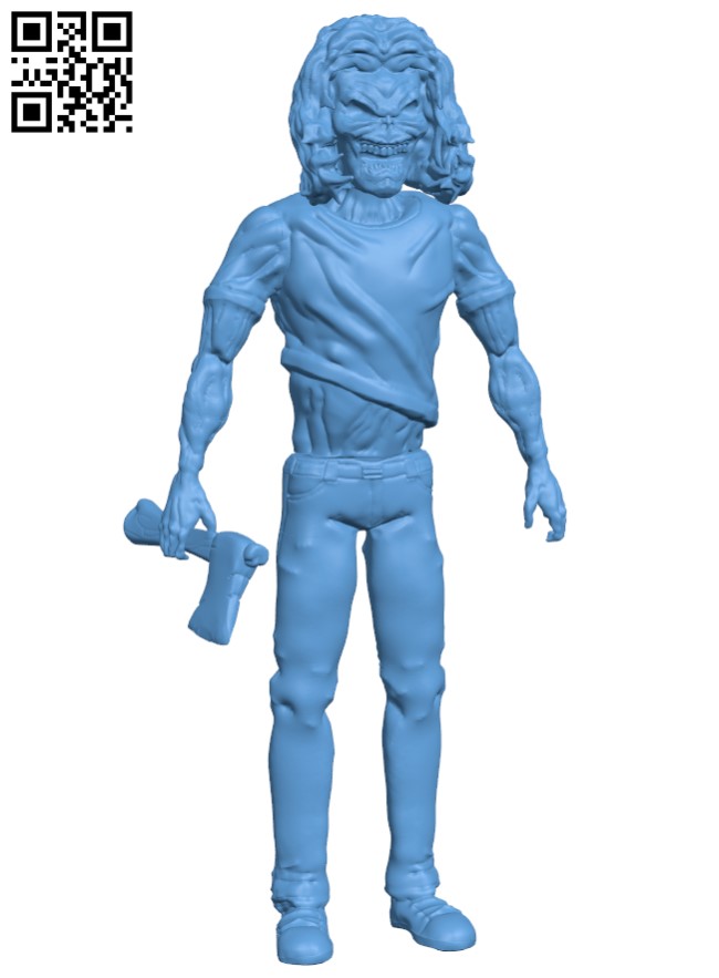 Iron Maiden- Articulated H005003 file stl free download 3D Model for CNC and 3d printer