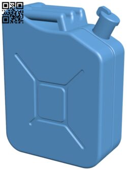 Jerry Can H005532 file stl free download 3D Model for CNC and 3d printer