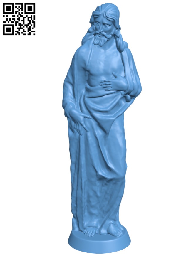 Jesus Christ H005533 file stl free download 3D Model for CNC and 3d printer