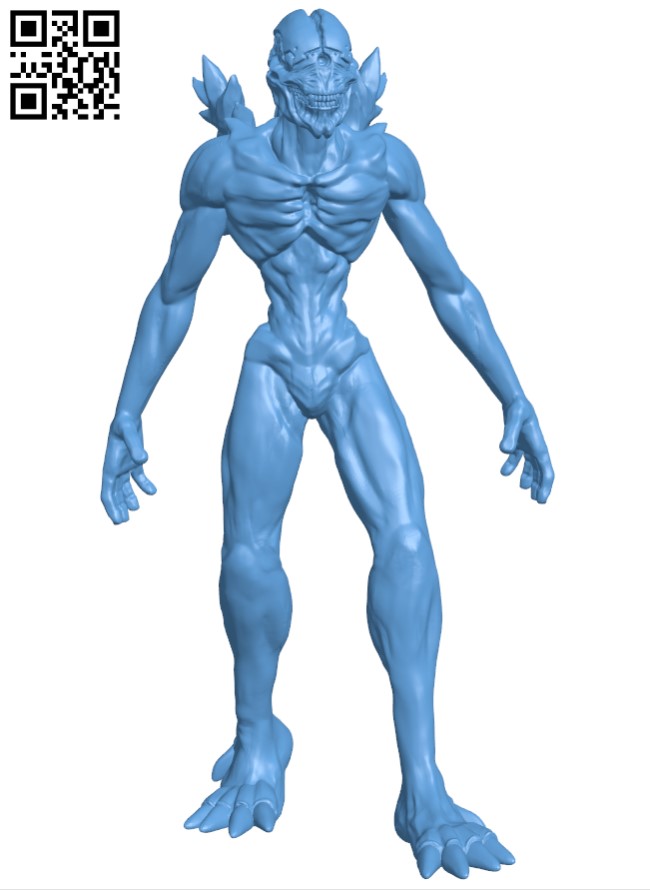 Kaijin Warrior H005483 file stl free download 3D Model for CNC and 3d printer