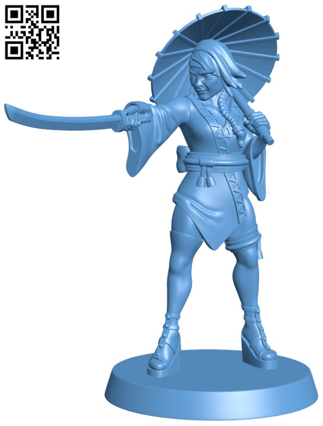 Kunoichi H005007 file stl free download 3D Model for CNC and 3d printer