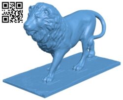 Lion H005199 file stl free download 3D Model for CNC and 3d printer