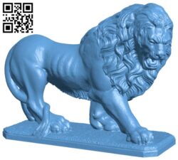 Lion H005360 file stl free download 3D Model for CNC and 3d printer