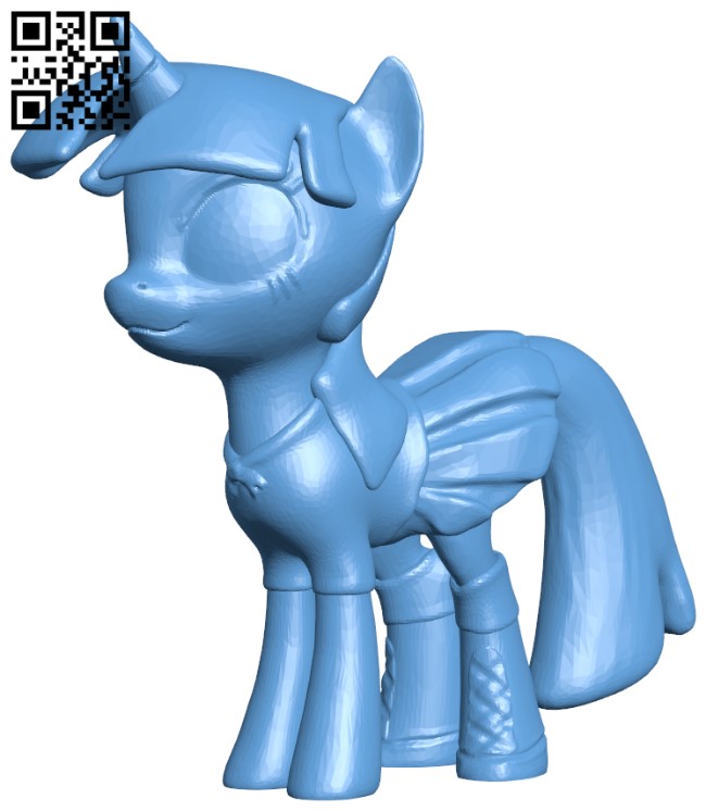 Little Pony H005658 file stl free download 3D Model for CNC and 3d printer