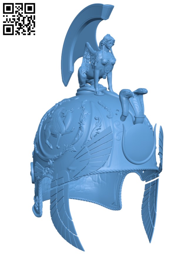 Marc Antony's 1st Century Roman Helmet H005361 file stl free download 3D Model for CNC and 3d printer