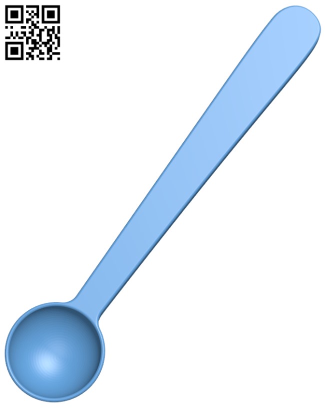 Measuring spoon for tea H005489 file stl free download 3D Model for CNC and 3d printer