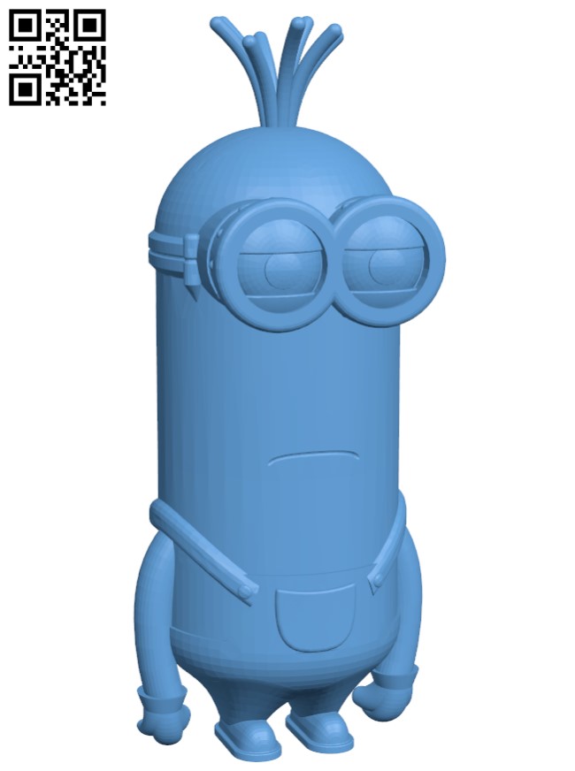Minion Kevin H005204 file stl free download 3D Model for CNC and 3d printer