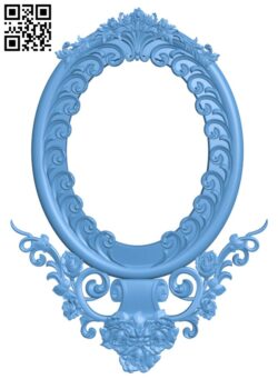 Mirror frame pattern T0000021 download free stl files 3d model for CNC wood carving