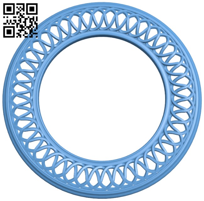 Mirror frame pattern T0000088 download free stl files 3d model for CNC wood carving