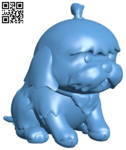 Moji The Dog H005205 file stl free download 3D Model for CNC and 3d printer