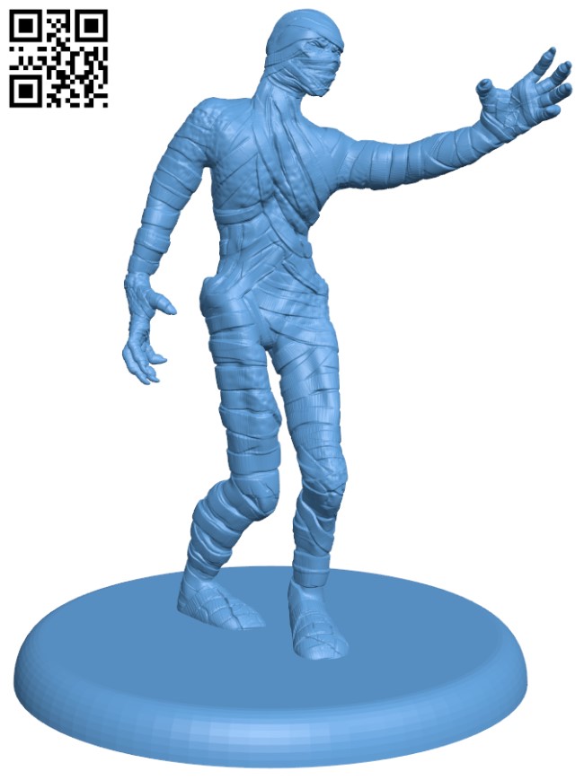 Mummy H004910 file stl free download 3D Model for CNC and 3d printer