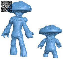 Mushroom men H005421 file stl free download 3D Model for CNC and 3d printer