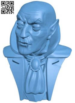 Nosferatu vampire bust H005590 file stl free download 3D Model for CNC and 3d printer