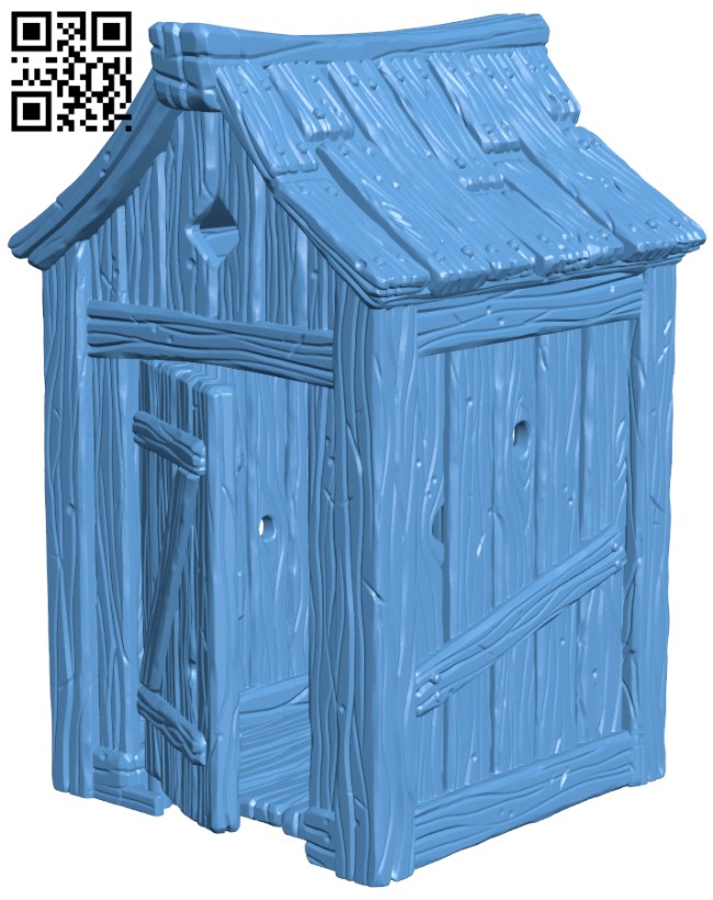 Outhouse H005016 file stl free download 3D Model for CNC and 3d printer