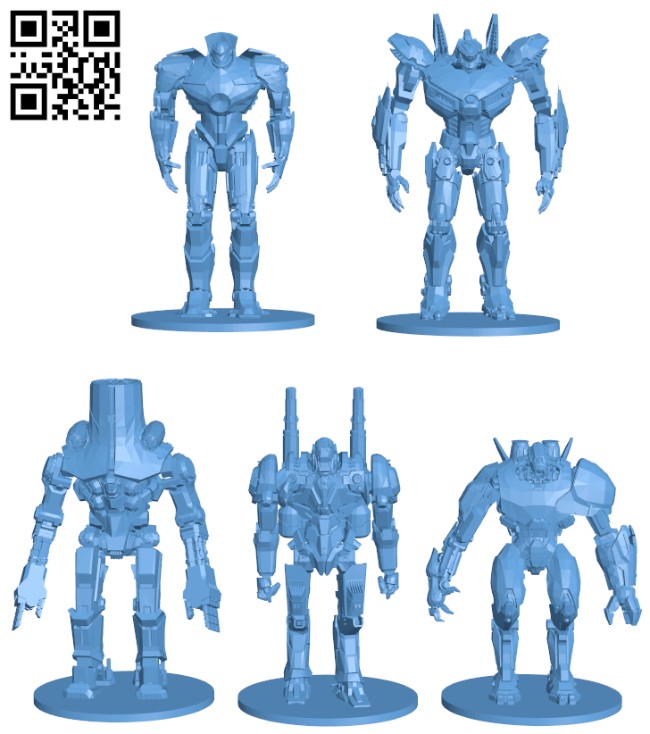 Pacific Rim Jaegers H005592 file stl free download 3D Model for CNC and 3d printer