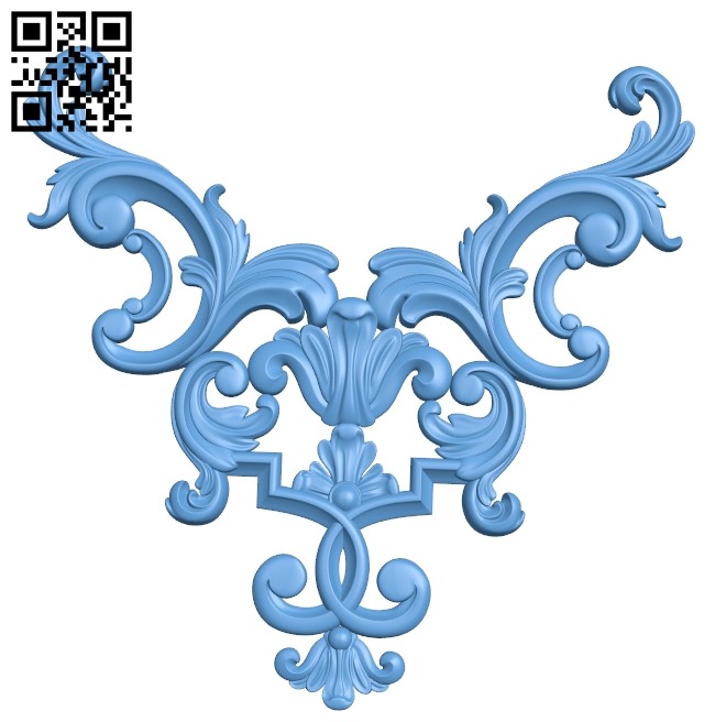 Pattern decor design A007037 download free stl files 3d model for CNC wood carving