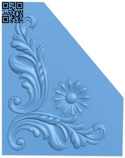 Pattern in the corner T0000155 download free stl files 3d model for CNC wood carving