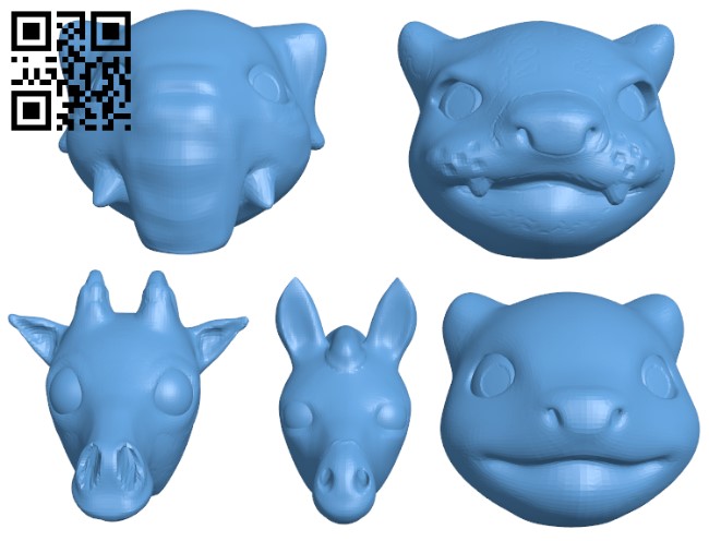 Pencil Heads H005097 file stl free download 3D Model for CNC and 3d printer