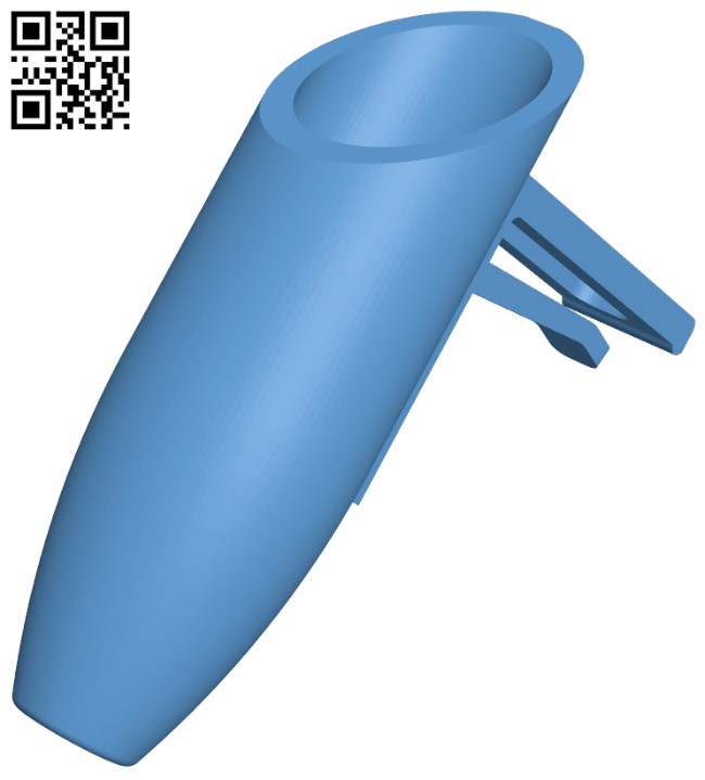 Penholder for car vent H005017 file stl free download 3D Model for CNC and 3d printer