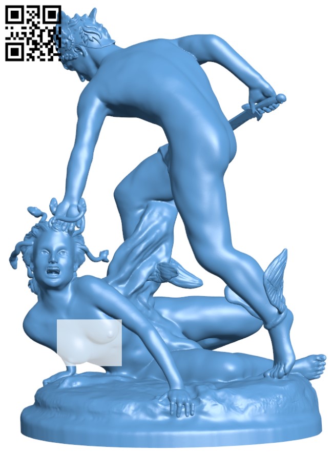 Perseus and the Gorgon H005018 file stl free download 3D Model for CNC and 3d printer