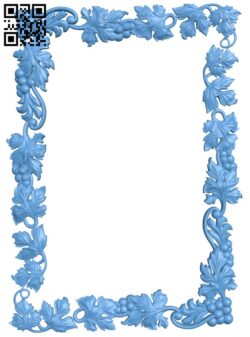 Picture frame or mirror T0000009 download free stl files 3d model for CNC wood carving
