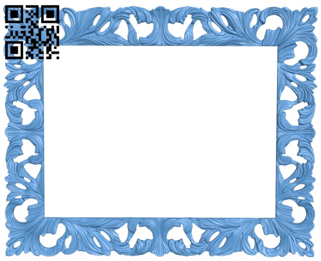 Picture frame or mirror T0000090 download free stl files 3d model for CNC wood carving