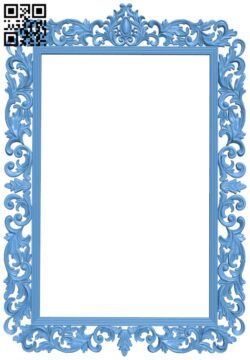Picture frame or mirror T0000117 download free stl files 3d model for CNC wood carving