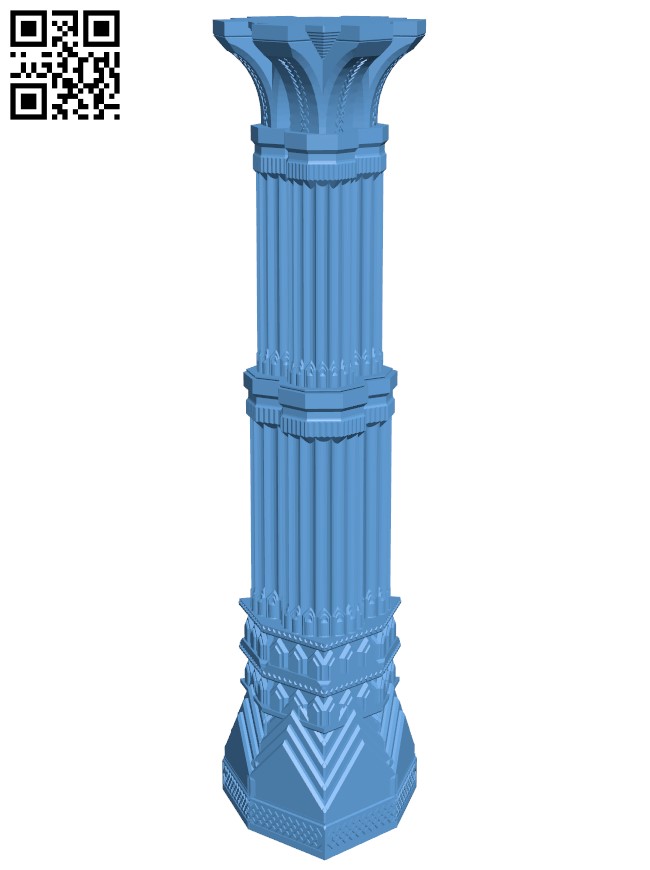 Pillar for dwarf mine H005099 file stl free download 3D Model for CNC and 3d printer