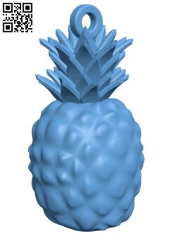 Pineapple keychain H005670 file stl free download 3D Model for CNC and 3d printer