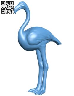 Pink Flamingo H005424 file stl free download 3D Model for CNC and 3d printer