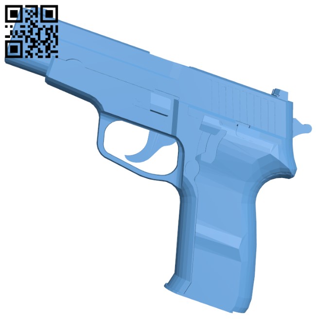 Pistol sig sauer p226 H004891 file stl free download 3D Model for CNC and 3d printer