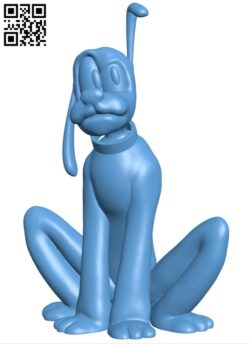 Pluto dog H005426 file stl free download 3D Model for CNC and 3d printer