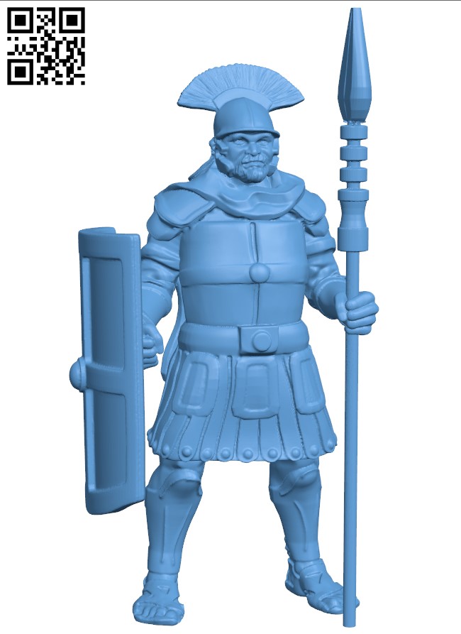 Praetorian Guard - Romans H005427 file stl free download 3D Model for CNC and 3d printer