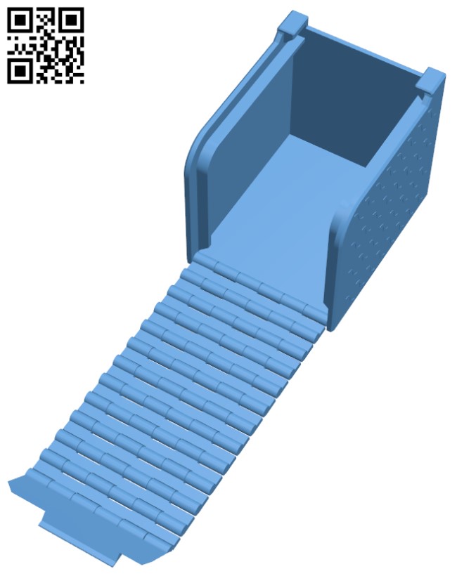 Print In Place Curtain Box H005503 file stl free download 3D Model for CNC and 3d printer