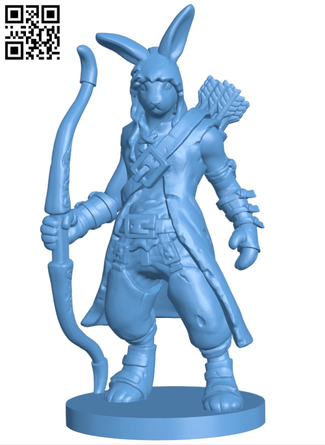 Rabbit Archer H005673ile stl free download 3D Model for CNC and 3d printer