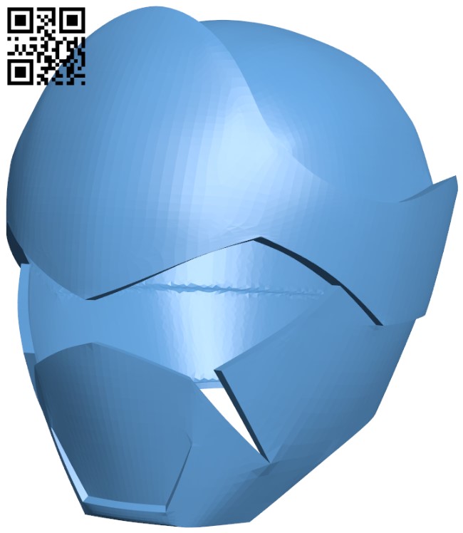 Red Super Megaforce Power Ranger Helmet H005253 file stl free download 3D Model for CNC and 3d printer