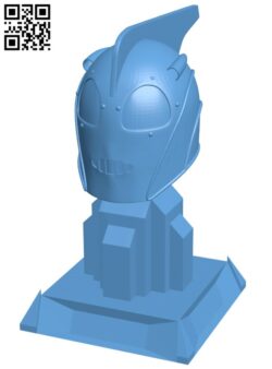 Rocketeer helmet with base H005542 file stl free download 3D Model for CNC and 3d printer