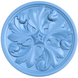 Round pattern T0000140 download free stl files 3d model for CNC wood carving
