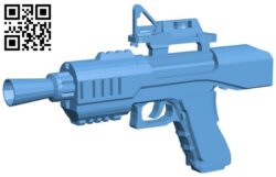 SE-44C gun – Star wars H005546 file stl free download 3D Model for CNC and 3d printer