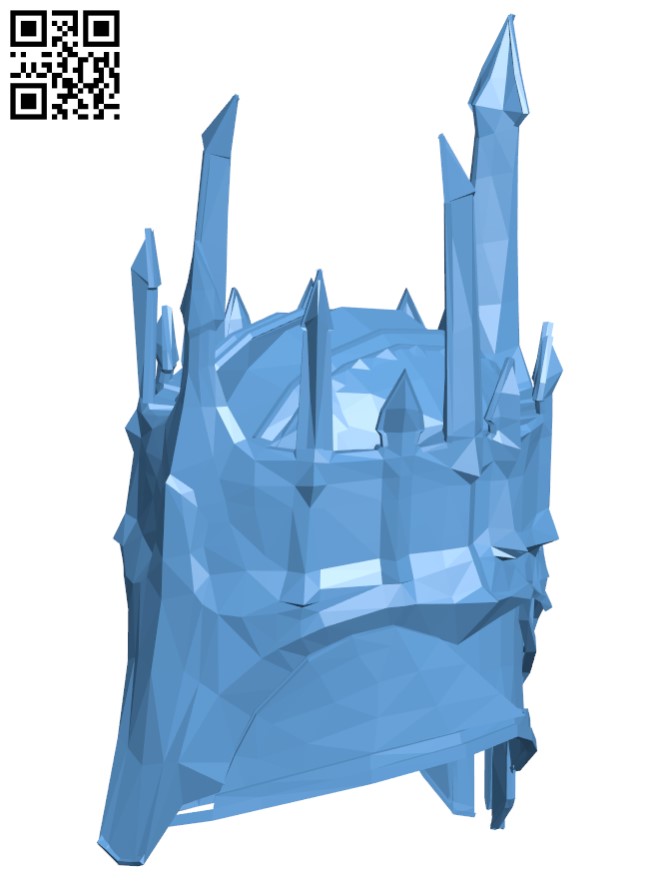 Sauron Armor - Helmet H005373 file stl free download 3D Model for CNC and 3d printer