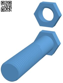 Scalable Bolt H005259 file stl free download 3D Model for CNC and 3d printer