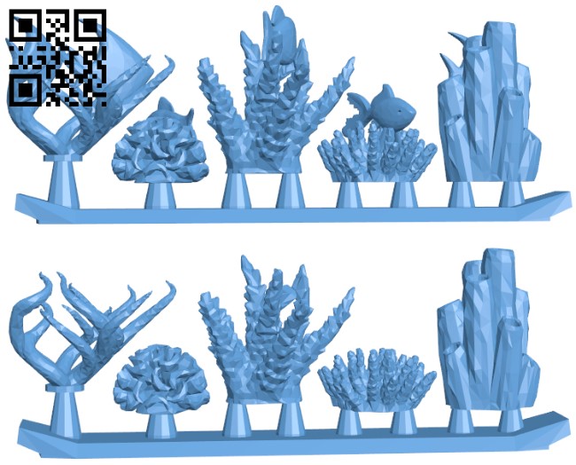 Seaplants H005027 file stl free download 3D Model for CNC and 3d printer