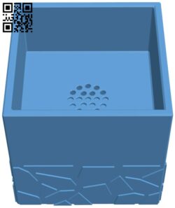 Self watering planter H005432 file stl free download 3D Model for CNC and 3d printer