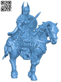 Shield Maiden on Horse