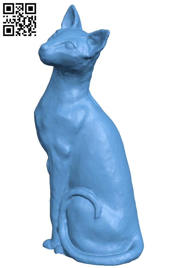 Siamese cat H004930 file stl free download 3D Model for CNC and 3d printer