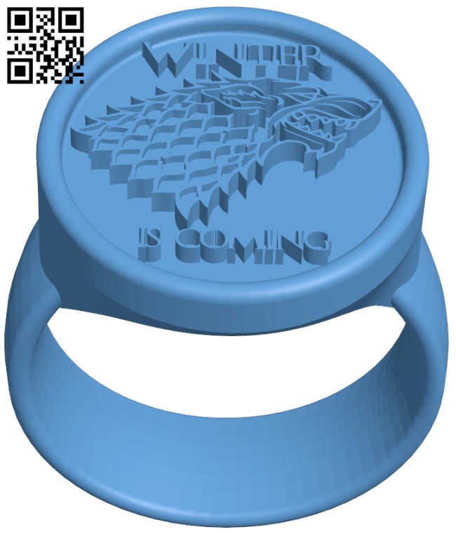 Sigil ring H005104 file stl free download 3D Model for CNC and 3d printer